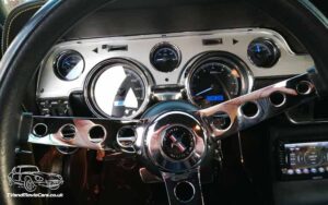 TV Film Movie Action Vehicle Scotland UK Classic Cars Ford Mustang (1968) Interior Dashboard