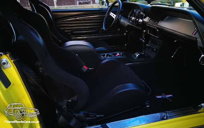 TV Film Movie Action Vehicle Scotland UK Classic Cars Ford Mustang (1968) Interior Front NS