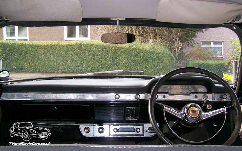TV Film Movie Action Vehicle Scotland UK Classic Police Cars Ford Consul MkII (1959) Interior Dashboard