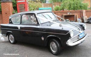 TV Film Movie Action Vehicle Scotland UK Emergency Divisional Police Car Ford Anglia 105E (1963) OS Front
