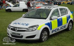TV Film Movie Action Vehicle Scotland UK Emergency Vauxhall Astra Special Police Car (2010) Front NS