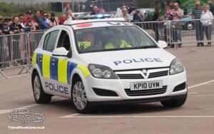 TV Film Movie Action Vehicle Scotland UK Emergency Vauxhall Astra Special Police Car (2010) Front OS