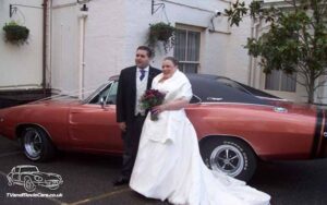 TV Film Movie Action Vehicle Scotland USA Car Dodge Charger (1968) Classic Wedding Car 1