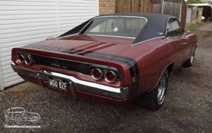 TV Film Movie Action Vehicle Scotland USA Car Dodge Charger (1968) Rear NS 2