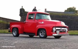 TV Film Movie Action Vehicle Scotland USA Truck Ford F100 (1956) Front NS 2