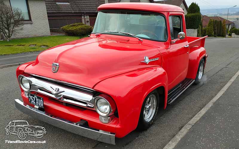 TV Film Movie Action Vehicle Scotland USA Truck Ford F100 (1956) Front OS