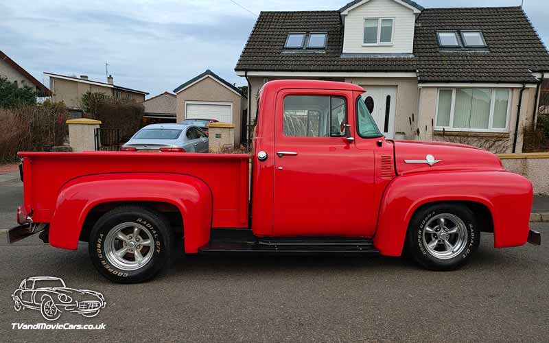 TV Film Movie Action Vehicle Scotland USA Truck Ford F100 (1956) NS