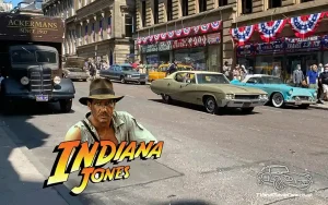 TV Film Movie Action Vehicle Scotland American Classic Cars Buick Skylark 1969 Indiana Jones