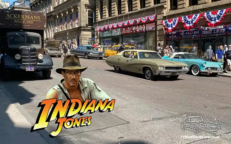 TV Film Movie Action Vehicle Scotland American Classic Cars Buick Skylark 1969 Indiana Jones