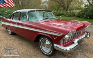TV Film Movie Action Vehicle Scotland USA Cars Plymouth Belvedere 1957 Front NS