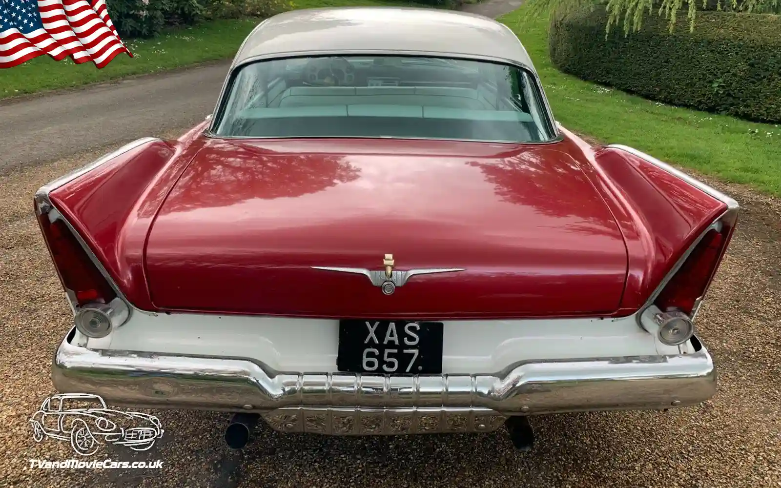 TV Film Movie Action Vehicle Scotland USA Cars Plymouth Belvedere 1957 Rear