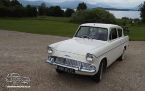 TV Film Movie Action Vehicle Scotland UK Cars Ford Anglia Deluxe Front NS
