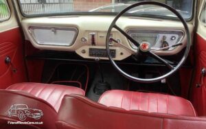 TV Film Movie Action Vehicle Scotland UK Cars Ford Anglia Deluxe Interior Front