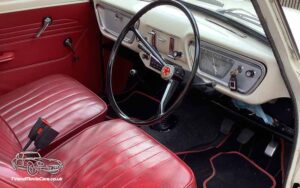 TV Film Movie Action Vehicle Scotland UK Cars Ford Anglia Deluxe Interior Front OS