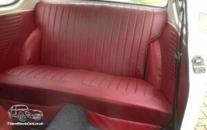 TV Film Movie Action Vehicle Scotland UK Cars Ford Anglia Deluxe Interior Rear