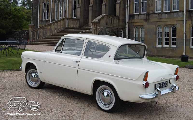 TV Film Movie Action Vehicle Scotland UK Cars Ford Anglia Deluxe NS Rear