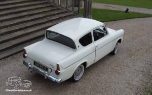 TV Film Movie Action Vehicle Scotland UK Cars Ford Anglia Deluxe Rear OS Top