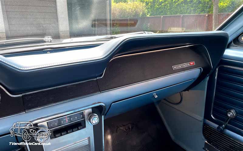 TV Film Movie Action Vehicle Scotland USA Car 1968 Ford Mustang GT Interior Dashboard Passenger 800px
