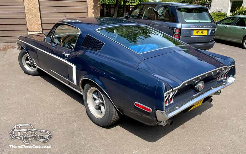 TV Film Movie Action Vehicle Scotland USA Car 1968 Ford Mustang GT OS Rear 800px