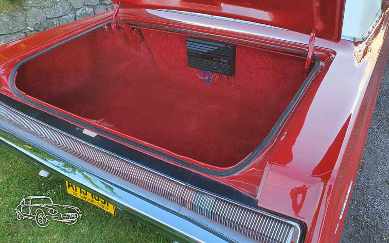 TV Film Movie Action Vehicle Scotland USA Cars Dodge Polara 500 Interior Trunk