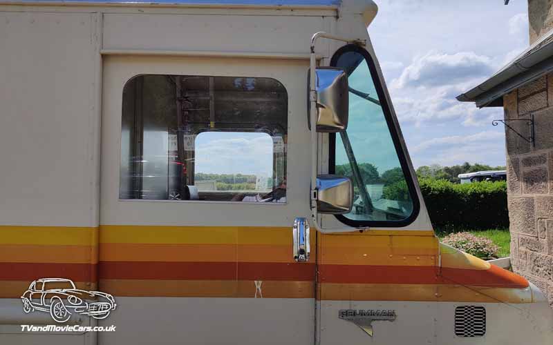 TV Film Movie Action Vehicle Scotland USA Step Side Guman Olson Kurbmaster (1973) NS CU 800px