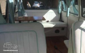 TV Film Movie Action Vehicle Scotland Volkswagen Camper Split Screen Interior CU