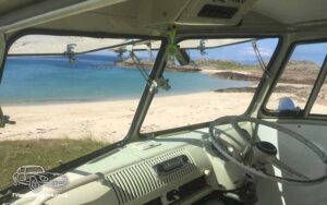 TV Film Movie Action Vehicle Scotland Volkswagen Camper Split Screen Interior Dashboard
