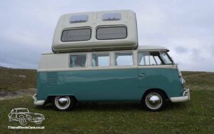 TV Film Movie Action Vehicle Scotland Volkswagen Camper Split Screen OS Roof Light Open
