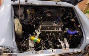 TV Film Movie Action Vehicle Scotland 1973 BL Mini Custom Engine 800px