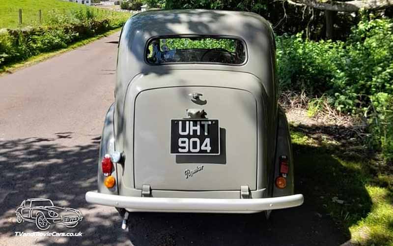 TV Film Movie Action Vehicle Scotland UK Cars Ford Popular 1955 Rear