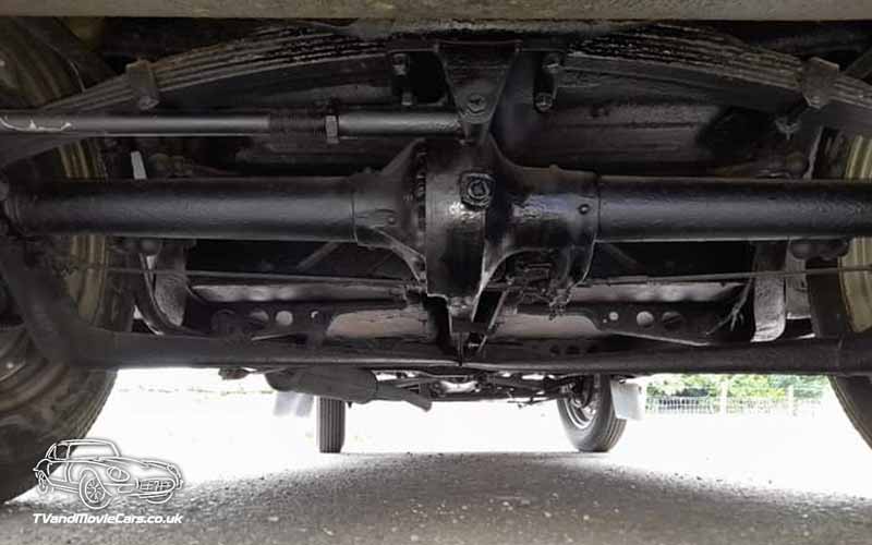 TV Film Movie Action Vehicle Scotland UK Cars Ford Popular 1955 Underside