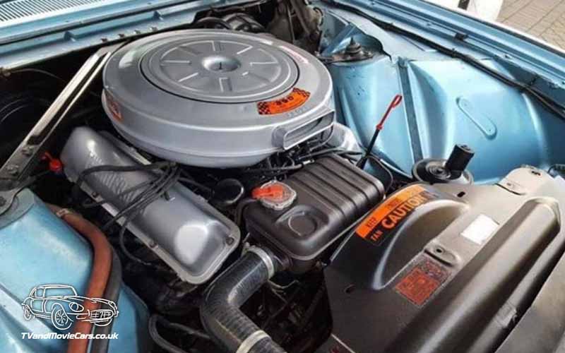 TV Film Movie Action Vehicle Scotland UK Cars Ford Thunderbird 1962 Engine