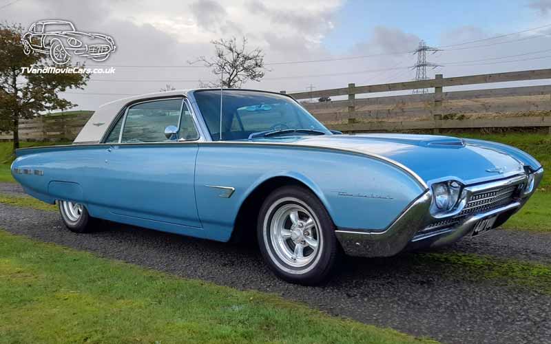 TV Film Movie Action Vehicle Scotland UK Cars Ford Thunderbird 1962 Front NS