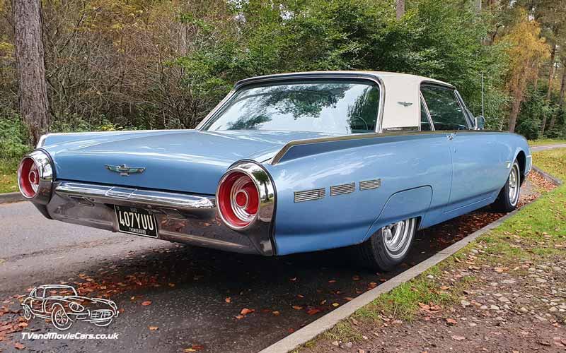 TV Film Movie Action Vehicle Scotland UK Cars Ford Thunderbird 1962 Rear NS