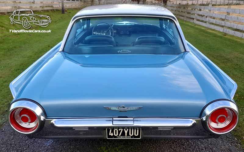 TV Film Movie Action Vehicle Scotland UK Cars Ford Thunderbird 1962 Rear