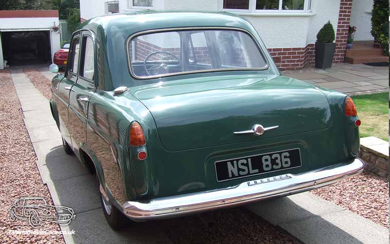 TV Film Movie Action Vehicle Scotland UK Car Ford Prefect (1955) - Rear 800px