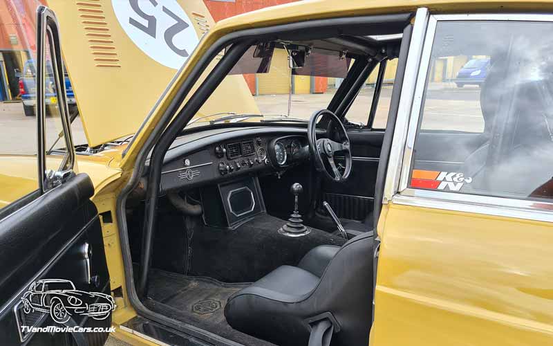 TV Film Movie Action Vehicle Scotland UK Cars MG BGT Coupe (1971) interior ns.800px