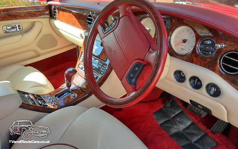 TV Film Movie Action Vehicle Scotland UK Cars Bentley Arnage Interior Front 800px