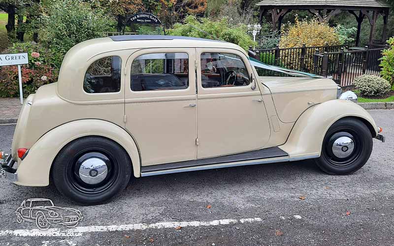TV Film Movie Action Vehicle Scotland UK Cars Rover 12 1947 OS Wedding 800px