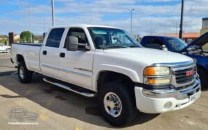 TV Film Movie Action Vehicle Scotland USA Cars GMC Sierra 2500HD Front NS