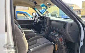TV Film Movie Action Vehicle Scotland USA Cars GMC Sierra 2500HD Interior Front NS.jpg