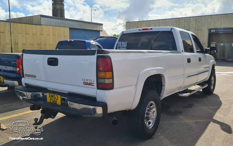 TV Film Movie Action Vehicle Scotland USA Cars GMC Sierra 2500HD Rear NS