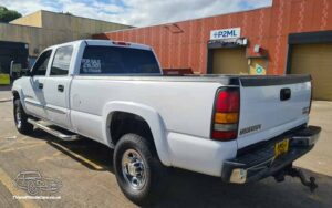 TV Film Movie Action Vehicle Scotland USA Cars GMC Sierra 2500HD Rear OS