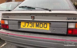TV Film Movie Action Vehicle Scotland UK Cars Rover 216 GSI Rear