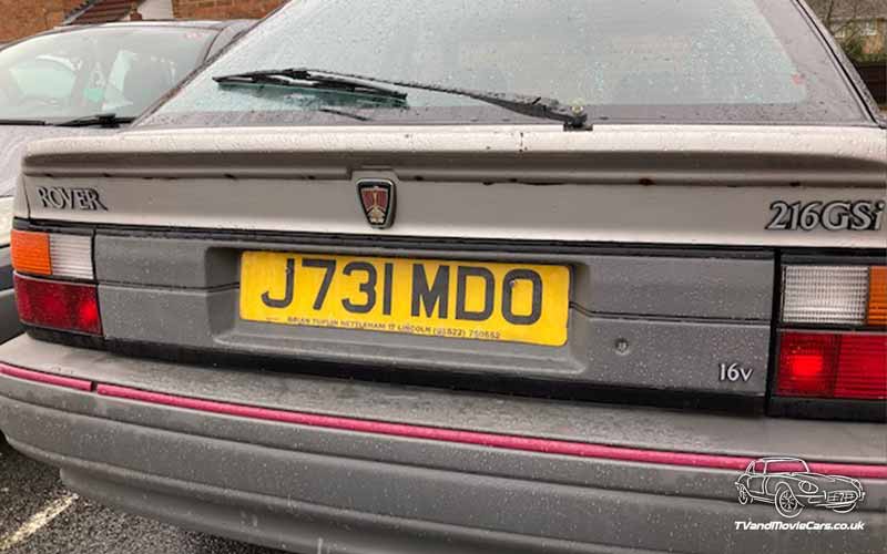 TV Film Movie Action Vehicle Scotland UK Cars Rover 216 GSI Rear