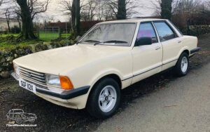 TV Film Movie Action Vehicle Scotland Uk Cars Ford Cortina MkV 1.6L (1982) Front NS