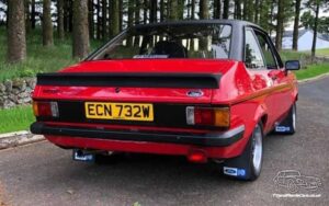 TV Film Movie Action Vehicle Scotland Uk Cars Ford Escort RS2000 (1980) Rear
