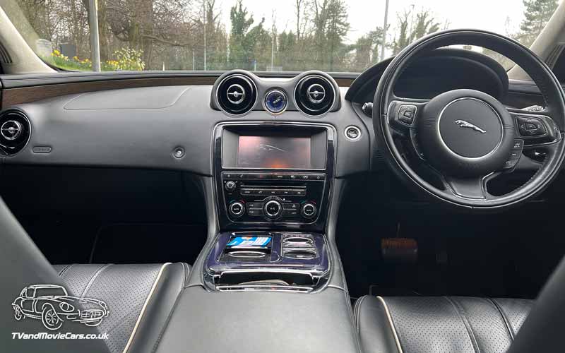 TV Film Movie Action Vehicle Scotland UK Cars Jaguar XJL Dashboard
