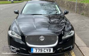 TV Film Movie Action Vehicle Scotland UK Cars Jaguar XJL Front