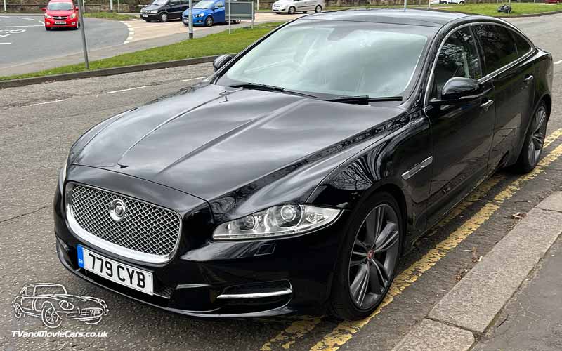 TV Film Movie Action Vehicle Scotland UK Cars Jaguar XJL Front NS